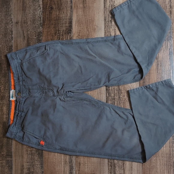 Edgevale Huckbery Canvas Hiking Outdoor Gorpcore Pants Size 34x30 In Gray - Picture 1 of 9